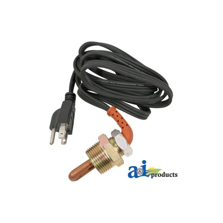 A & I Products Heater, Engine Block Frost Plug w/ 1" NPT 4" x3" x7" A-5B361